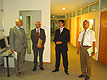 Prof. Bub, Prof. Heißing, Robert und Prof. Bender