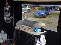 The kitchenette from the inside