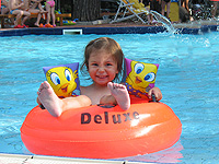 Fiona floating